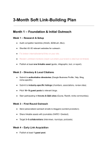 Plan de Link Building sur 3 Mois : Strat&eacute;gie SEO
