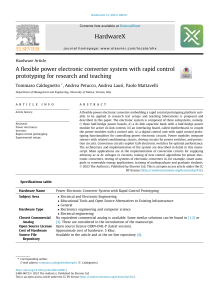 Flexible Power Electronic Converter System for Research & Teaching