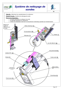 TD Système Nettoyage Sondes: Analyse Actionneur & Couple Moteur