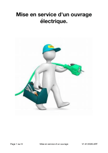 Mise en service d'un ouvrage électrique : Guide complet