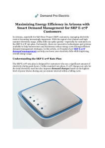 SRP E-27P energy optimization system