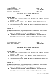 Évaluation Harmonisée Électronique - Schéma - Lycée Technique Batcham