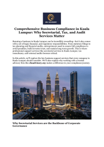 external audit kuala lumpur