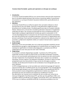 FOP et chirurgie non-cardiaque : gestion péri-opératoire