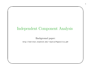 Independent Component Analysis: Concepts, Algorithms & Applications