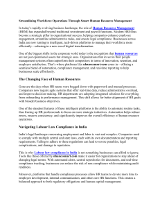 Streamlining Workforce Operations Through Smart Human Resource Management