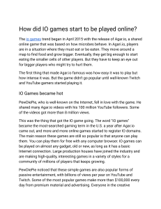 IO Games: How They Started & Became Popular Online