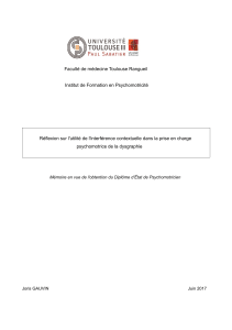 Dysgraphie : Interf&eacute;rence Contextuelle en R&eacute;&eacute;ducation Psychomotrice