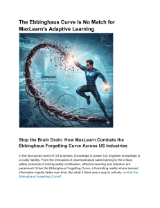 The Ebbinghaus Curve Is No Match for MaxLearn's Adaptive Learning