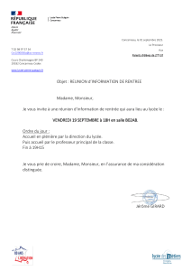 Réunion d'information 2nde GT - Lycée Pierre Guéguin