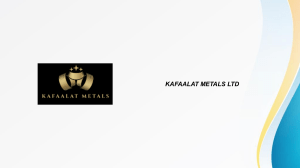 Premium Gold Supplier Kenya | Kafaalat-metals.com