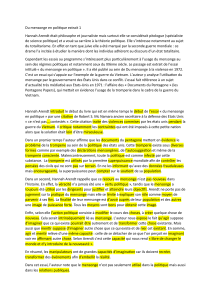 Mensonge en politique : Analyse d'Hannah Arendt