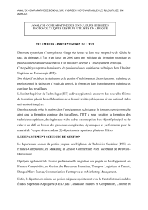 Analyse Comparative Onduleurs Hybrides Photovolta&iuml;ques en Afrique
