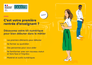 Guide numérique pour les nouveaux enseignants en France