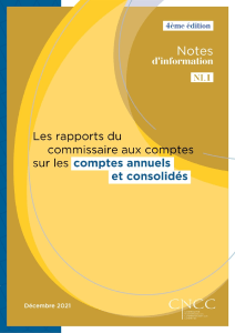 Rapports du commissaire aux comptes : Guide CNCC