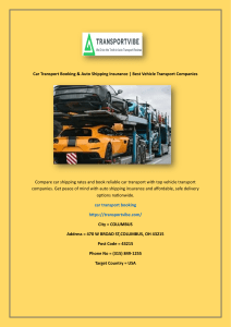 car transport booking