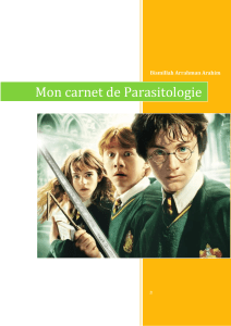 Parasitologie : Cours sur Protozoaires, Helminthes et Mycologie