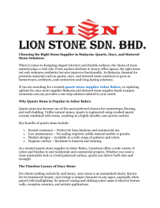 sintered stone supplier Kuala Lumpur