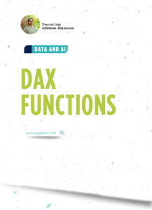 DAX Functions Guide: Data Analysis Expressions for Power BI & Excel