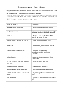 Activité pédagogique : Rencontre et interprétation de citations