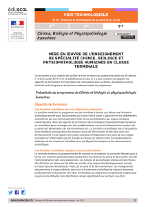 Tle ST2S : Guide Chimie, Biologie, Physiopathologie Humaines