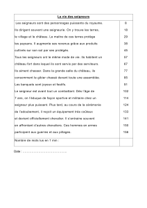 La vie des seigneurs au Moyen Âge : rôle, château et chevaliers
