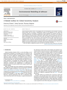 SAFE Toolbox: Global Sensitivity Analysis in Environmental Modeling