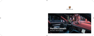 Manuel d'utilisation Porsche Connect