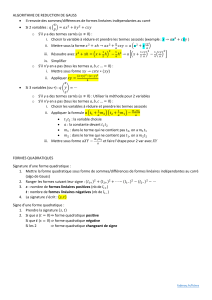 Algorithme de Gauss & Formes Quadratiques: Guide Complet
