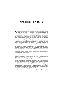 maurice garcon