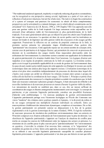 Gestion patrimoniale for&ecirc;t tropicale : approche &eacute;conomique et sociale