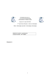 Cours d'Assainissement: Caract&eacute;ristiques et Syst&egrave;mes des Eaux Us&eacute;es