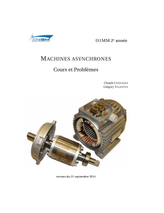 Machines Asynchrones : Cours et Problèmes - Génie Électrique