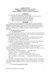 Cours JavaScript & Bases de Données: Logiciels, HTML, Commandes Système