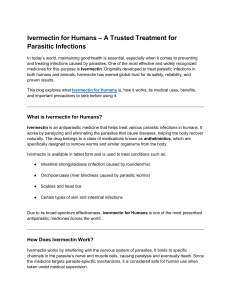 Ivermectin for Humans: Uses, Benefits & Precautions