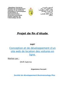 Projet de Fin d'Étude: Site Web de Location de Voitures en Ligne