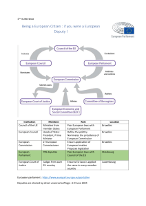 European Union Institutions: Roles, Members, & Locations Overview
