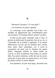 Georges Duroy chez Forestier : Extrait de roman