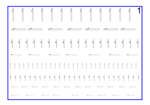 Karta Pracy z Cyfrą 1 dla Najmłodszych