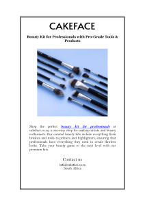 Beauty Kit for Professionals with Pro-Grade Tools & Products
