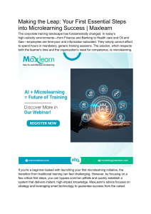 Microlearning Success: 5 Essential Steps for Beginners