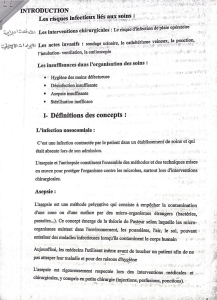 Contrôle des Infections: Risques, Interventions & Asepsie Médicale