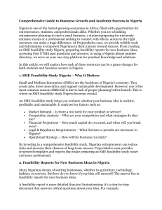 Business & Academic Success Guide in Nigeria