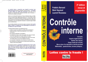 Contrôle Interne : Gestion des risques et prévention de la fraude