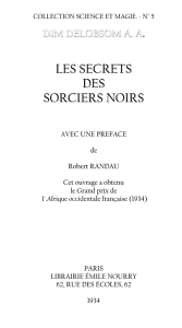 Les Secrets des Sorciers Noirs : Magie, Fétiches et Croyances Africaines