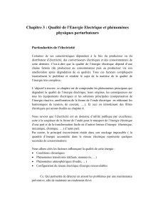 Qualité de l'Énergie Électrique : Phénomènes Perturbateurs et Solutions