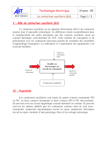 Contacteur Auxiliaire (KA): Rôle, Propriétés et Choix en Électrotechnique