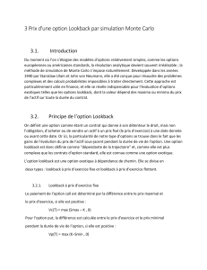 Prix Option Lookback: Simulation Monte Carlo & Modèles Financiers