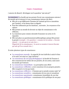 Cours sur la conscience : définition et philosophes clés