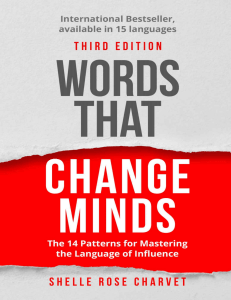 Words That Change Minds: Master Influence & Communication with LAB Profile